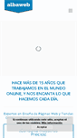 Mobile Screenshot of albaweb.es